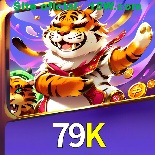 Imagem promocional da 79K mostrando a plataforma e suas vantagens